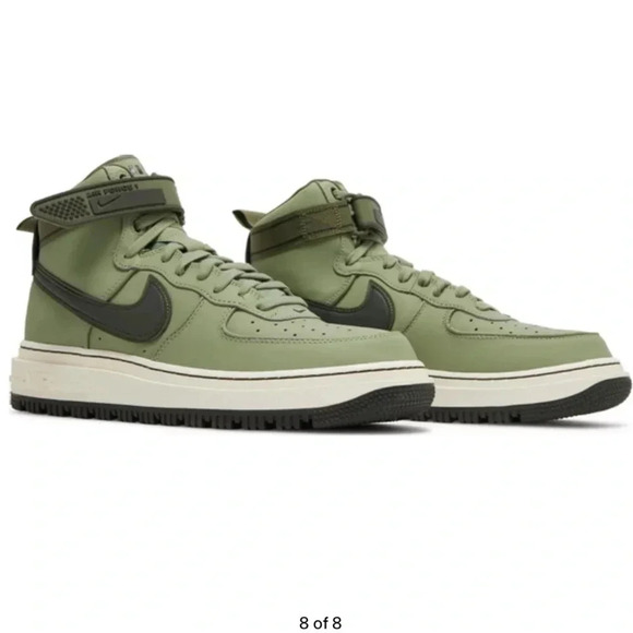 Like NEW Nike Air Force 1 High Oil Green size 11 - Picture 1 of 11